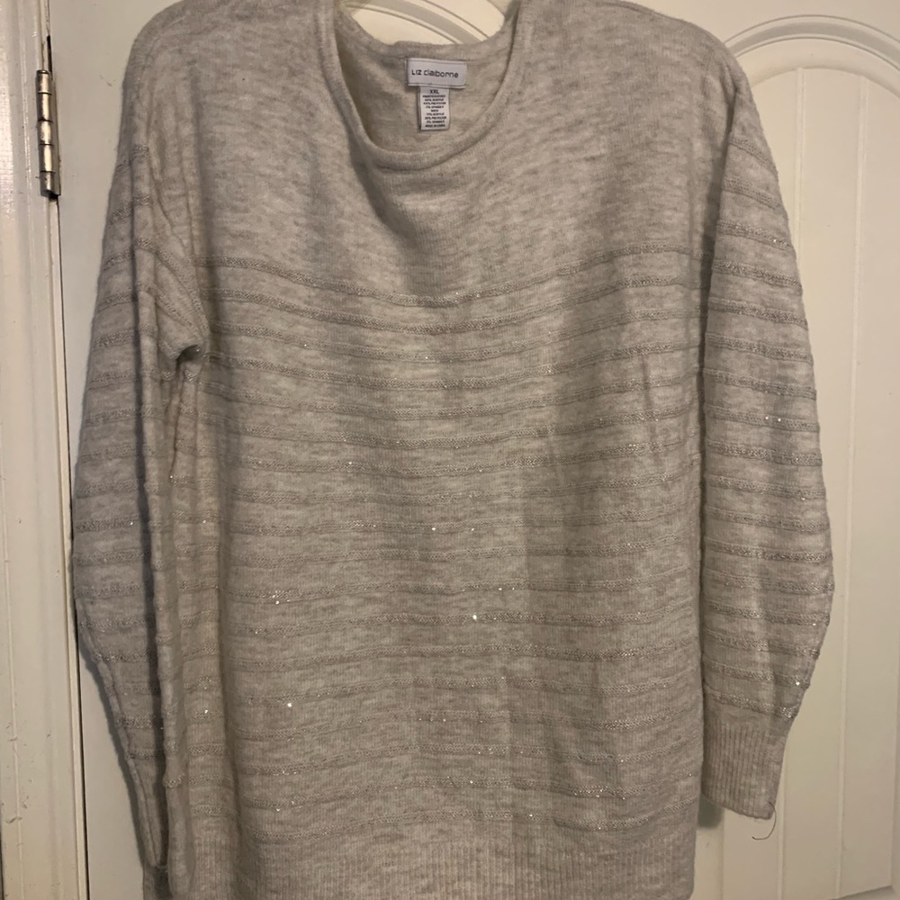 Liz Claiborne sweater with sparkle